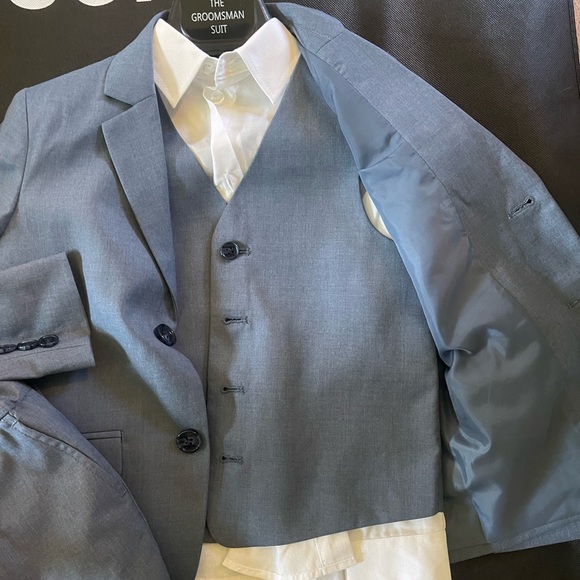The Suitshop Ring Bearer Suit Light blue - Picture 4 of 4
